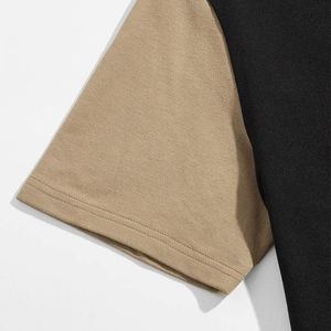 Fashionable Men's Summer Solid T-Shirt Shorts <b>Set</b> 100% Polyester Breathable Short Sleeves Streetwear <b>Twin</b> <b>Set</b> - Product Image 6