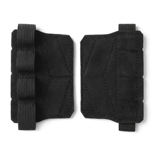 Sangles de protection réglables noires pour paume et poignet avec fermeture auto-agrippante pour la musculation, les soulevés de terre et les tractions – Protection fitness - Product Image 4