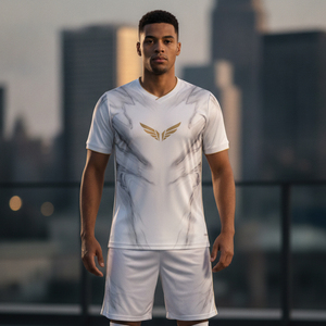 Conjunto de Entrenamiento de Fútbol con Estampado Profesional, Uniforme de Práctica de Fútbol, Chándal Deportivo Transpirable 100% Poliéster con Nombre y Letra del Jugador - Product Image 6