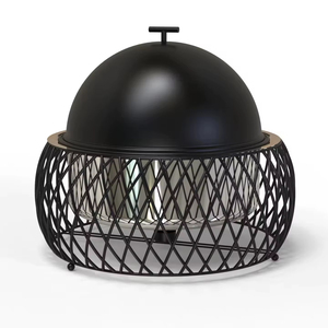 Plat de service de luxe en acier inoxydable, nouveau design arabe, personnalisé, écologique, pour maintien au chaud des aliments, petit et grand format - Product Image 2