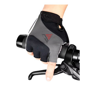 Gants de cyclisme et de fitness demi-doigts pour hommes et femmes, antidérapants, respirants, extensibles, longueur poignet, pour la course et la randonnée - Product Image 2