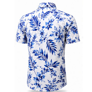 Chemise boutonnée de créateur pour homme de qualité supérieure avec imprimé graphique élégant et coupe classique confortable pour un usage quotidien - Product Image 2