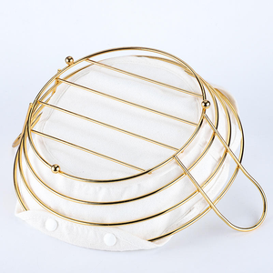 Panier de rangement en métal pour pain avec doublure, panier à fruits en fil de fer, paniers à pain en métal – Vente en gros - Product Image 3