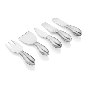 Elegante Juego de Cuchillos para Queso con Mango de Abeja, Acero Inoxidable, Apto para Lavavajillas, Juego de Regalo para Bodas - Product Image 3