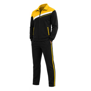 Ensemble de survêtement personnalisé pour hommes, veste et pantalon de sport pour l'entraînement au football, fabrication OEM ODM, vente en gros, fabricant de vêtements de sport, exportation - Product Image 3