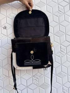 Nouvel arrivage de sac à bandoulière en cuir pour outillage manuel sac à main élégant Offre Spéciale fourrure de vache sacs de haute qualité pour femmes - Product Image 4