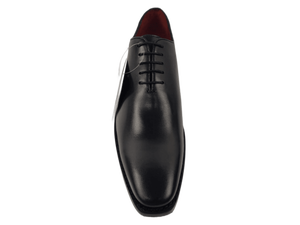 Zapatos Casuales de Hombre Dlords con Parte Superior de PU Negra, Punta Redonda, Cordones, Entresuela y Suela de Goma, Decoración Metálica, Duraderos para Todas las Temporadas - Product Image 3