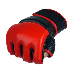 Guantes de Boxeo MMA Profesionales con Logotipo Personalizado, de Cuero PU, Personalizados para Entrenamiento de Muay Thai, Medios Dedos, Antideslizantes y Transpirables - Product Image 5