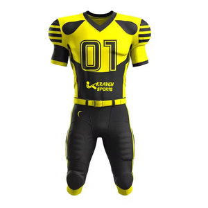 Maillot de football américain personnalisé, uniforme d'équipe, respirant, séchage rapide, en polyester, vêtements de sport, fournisseur OEM en gros, vente chaude - Product Image 5