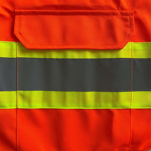 Chaleco de seguridad de trabajo para hombre, hecho a medida, de material transpirable, alta visibilidad, talla grande, certificado CE, precio de fábrica, corte ajustado, secado rápido - Product Image 5