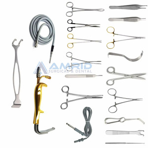 Ensemble d'instruments de chirurgie esthétique de haute qualité, 31 pièces, en acier inoxydable allemand, réutilisable, par Amrid surgical - Product Image 2