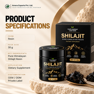 Precio Competitivo, Excelente Calidad, Resina de Shilajit del Himalaya Negra Brillante 100% Pura y Natural de Grado Premium, Empaque Personalizado - Product Image 4