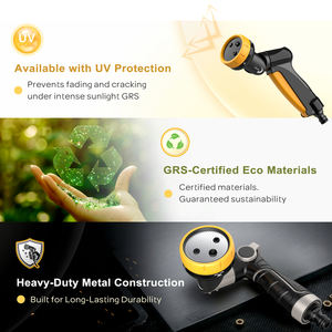 Boquilla de pulverización para jardín de plástico y corcho con gatillo frontal, diseño ergonómico de mango, patrones de pulverización variables, liberación rápida - Product Image 3