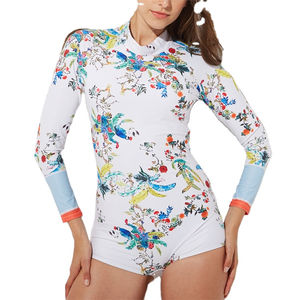 Nouveau design 2026 – Maillot de surf à manches longues, séchage rapide, anti-UV, vert, pour femme - Product Image 5