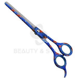 Professional Australian Flag Pattern Hair Cutting Shears with Ventilated Blade Design and Sharp Convex Edge - Product Image 6