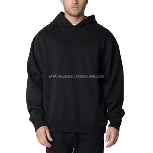Sudaderas Personalizadas Sin Cordones, Ropa Urbana, 100% Algodón, Sudaderas Extra Grandes, Corte Cuadrado, Sudaderas Holgadas para Hombre - Product Image 2