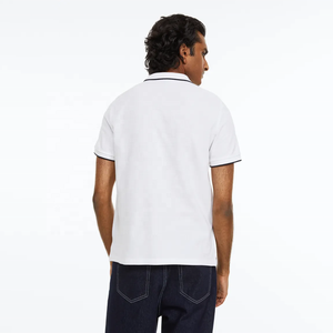 Camisas Polo Casuales Antiarrugas de Manga Corta para Hombre, Algodón Sólido Bordado Personalizado para Camisetas, Tejido de Punto, Polo de Golf - Product Image 2