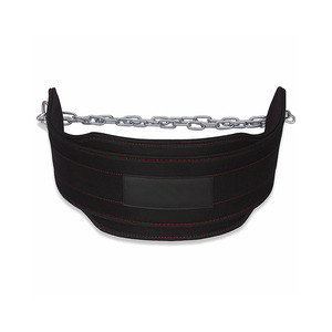 Heavy Duty Neoprene Dip Belt With Steel <b>Chain</b> For Weightlifting Strength Training Gym Workout Bodybuilding Fitness Support - Product Image 4