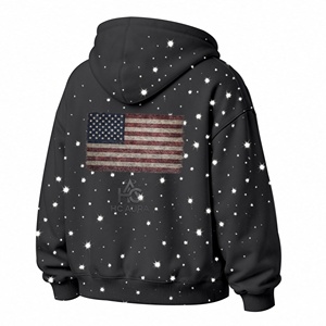 Sudadera con Capucha Oversize de Alta Calidad y Diseño Moderno, Color Negro, con Hombros Caídos, en Algodón/Poliéster - Product Image 2