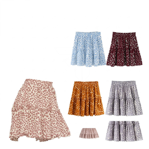Nueva Falda de Playa a Rayas con Volantes y Cintura Natural para Mujer, Estilo Casual, Largo hasta el Tobillo, Transpirable y Ecológica para Verano - Product Image 1