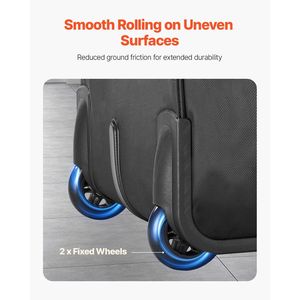 Sac d'ordinateur portable à roulettes de 17.3 pouces pour le travail Sac d'ordinateur à roulettes noir pour hommes et femmes Sacs et étuis d'affaires - Product Image 6