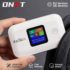 Router Wifi de Bolsillo DNXT Universal para Exteriores, Router Wifi Móvil Portátil 4G con 3000mAh, Tipo-C, 300Mbps, Pantalla LCD para Uso en Exteriores - Product Image 1