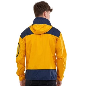 Color Blocked <b>Soft</b> <b>Shell</b> <b>Jacket</b> Unisex Adult Quarter Zip <b>Hooded</b> Water Resistant Polyester Oversized Fit All Seasons - Product Image 6