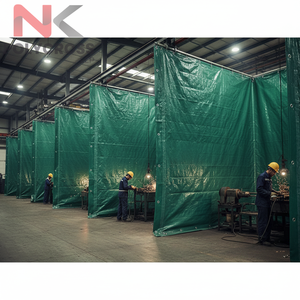 Lámina de Partición Transparente para Fábrica, Cortina Impermeable para Taller y Área de Producción, Separación de Espacios, Uso Industrial - Product Image 2