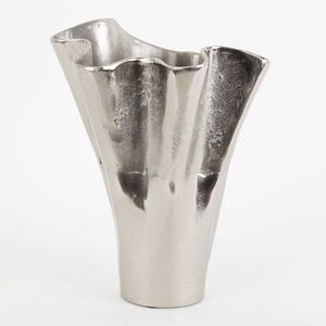 Florero de aluminio para mesa, elegante centro de mesa para sala de estar, mesa de comedor y decoración de oficina. - Product Image 4