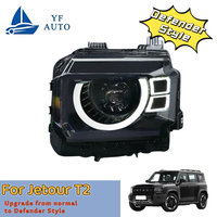 Kit de phares LED améliorés style Defender pour Jetour Traveler T2 avec feux de jour DRL Plug & Play