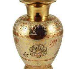 Vases à fleurs en laiton hauts pour la décoration intérieure, centres de table pour mariages, bureaux et salons - Product Image 4