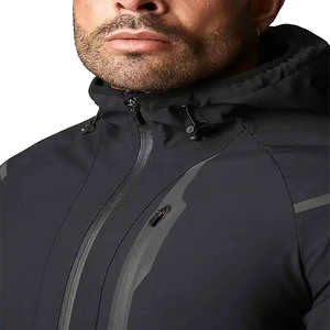 Chaqueta Cortavientos de Invierno Personalizada para Hombre, con Capucha y Cremallera, de Lona para Exteriores, Fabricada en Pakistán - Product Image 4