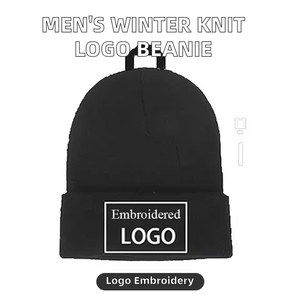 Gorros de Punto para Hombre al por Mayor, Nuevos, de Invierno, con Logotipo Bordado, Cálidos - Product Image 4