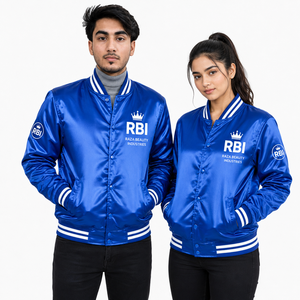 Chaquetas Varsity de Satén, Estilos Béisbol y Bomber, 100% Poliéster, Ropa de Invierno - Product Image 6