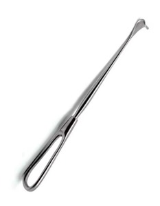 Retractor Manual de Acero Quirúrgico Inoxidable Cushing 240mm X10mm 415-168-100 Instrumento Neuroquirúrgico de Precisión Reutilizable Hermann - Product Image 2