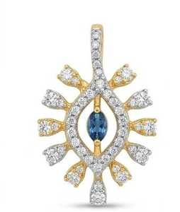 Pendentif en diamant moissanite le plus vendu, bijou raffiné pour femme, élégant pour le quotidien, cadeau disponible à la vente - Product Image 3