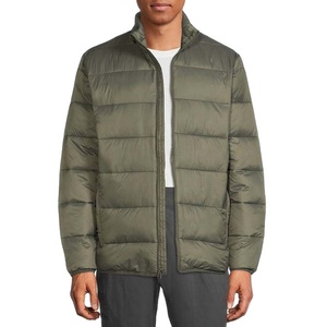 Compre Chaquetas Acolchadas de Poliéster Impermeables para Hombre de Alta Calidad 2026, Diseño Personalizado con Capucha, Servicio OEM - Product Image 1