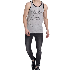 บริการออกแบบโลโก้เสื้อกล้ามผู้ชายราคาถูกแบบ OEM คุณภาพดี มีจำหน่ายเสื้อกล้ามผู้ชายแบบใหม่ ผลิตจากผ้าฝ้าย ทรงเข้ารูป ไม่มีแขน - Product Image 1