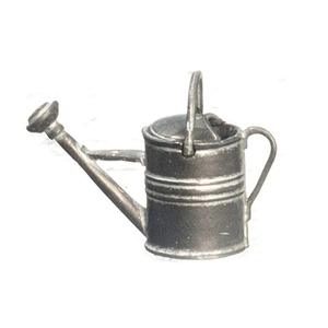 Stylish Galvanized <b>Watering</b> <b>Can</b> Rustic Outdoor Garden Decor With Long Spout & <b>Large</b> Loop Handle Distressed Grey Steel Finish - Product Image 2