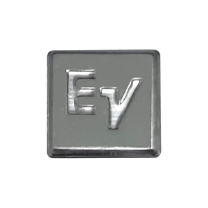 Plaque signalétique autocollante en aluminium personnalisée – Plaque de logo carrée argentée autocollante pour l'étiquetage des équipements et des actifs - Product Image 1