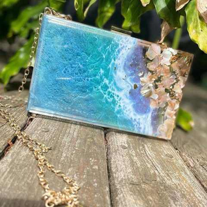 Elegante Bolso de Mano de Resina para Mujer con Diseño Moderno, Ideal para Ocasiones Especiales y Eventos Nocturnos, Aspecto de Alta Gama y a la Moda - Product Image 5