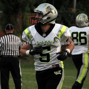 Conjuntos de sarga de aparejos de rendimiento de uniforme de fútbol americano transpirable fresco que absorbe la humedad diseños personalizados Día de Fútbol de talla grande - Product Image 4