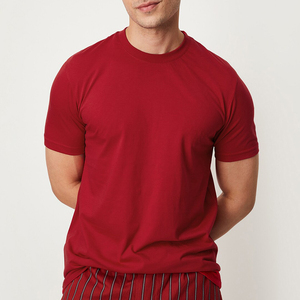 เสื้อยืดผู้ชายคุณภาพดี สีพื้น แบบสั่งทำได้ สไตล์ใหม่ เสื้อยืดผู้ชายคุณภาพดี ระบายอากาศได้ดี ผลิตจากไมโครไฟเบอร์ - Product Image 5