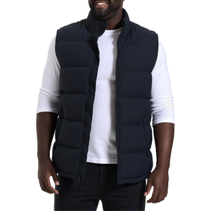 Chaleco Acolchado Naranja para Hombre, Diseño ODM OEM, Cuello Alto, Cierre de Cremallera, Resistente al Viento, Ropa de Invierno Informal, Relleno de Poliéster, Largo Regular - Product Image 5