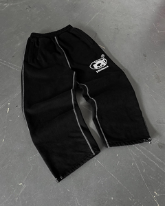 Pantalones Deportivos Anchos Personalizados para Hombre, 100% Algodón, Estilo Holgado, Bordados, Ropa Urbana, Otoño Invierno - Product Image 3