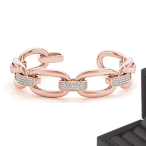 Luxury 20mm Iced Out 925Silver & Gold Diamond <b>Bracelet</b> Premium Shine <b>Bracelet</b> Hip Hop Moissanite <b>Bracelet</b> with VVS Clarity - Product Image 2