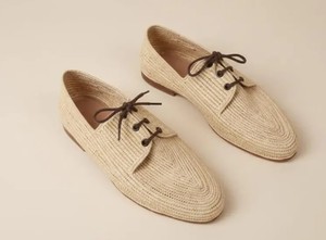 Mocasines de Rafia Marroquíes Hechos a Mano – Zapatos de Boda de Fibra Natural, Calzado Artesanal de Verano - Product Image 3