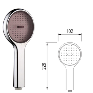 OEM/ODM Polished ABS Plastic KSTS-27 KSTS-02 <b>Shower</b> Hand TS86 Customizable Bathroom <b>Accessories</b> Apartments Hotels KSN VIETNAM - Product Image 3