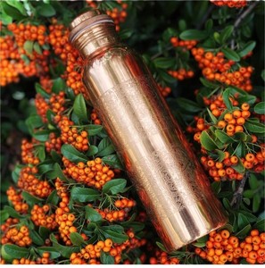 Best Selling Engraved <b>Copper</b> Water <b>Bottle</b> Hot Trendy Metal <b>Drinking</b> <b>Bottle</b> For Home Offices Gym Vintage Rustic Drink Vessel - Product Image 1
