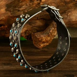Comfortable Wholesale braided leather pet <b>collar</b> with durable construction for <b>small</b> and large <b>dogs</b> in reasonable price - Product Image 5